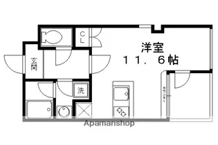 アーバネックス北大路【504号室】の間取り