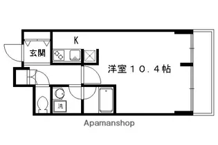 アーバネックス北大路【403号室】の間取り