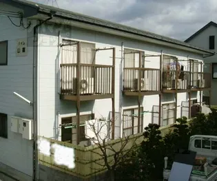 ハイム山喜【1-2号室】の外観