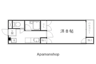 みそのハイツ【202号室】の間取り