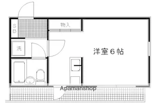 リバティ西陣【410号室】の間取り