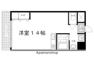 ヴァルズビル【703号室】の間取り