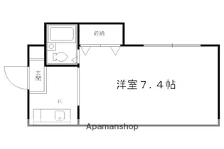 コーポ杉【205号室】の間取り