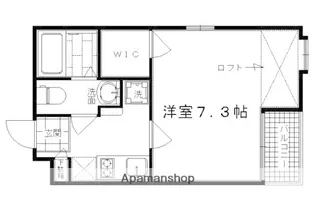 アルティスタ西院【305号室】の間取り