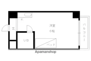 アルバドール山双【4階】の間取り