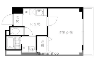 コーム三和【206号室】の間取り