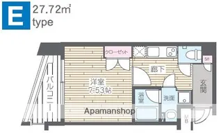 HF烏丸鞍馬口レジデンス【501号室】の間取り