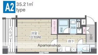 HF烏丸鞍馬口レジデンス【308号室】の間取り