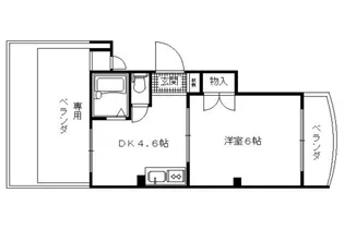 シャトレ一条【401号室】の間取り