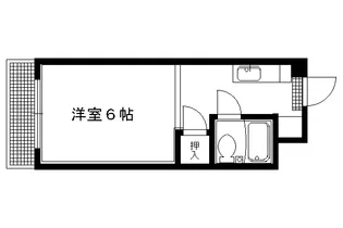 ロータリーマンション修学院【402号室】の間取り