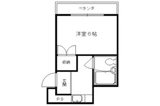 コーポ御薗橋【3-5号室】の間取り