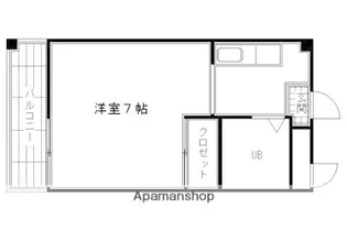 ハイツ協栄【208号室】の間取り