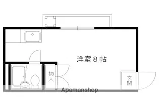リージェント紫竹【211号室】の間取り