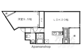 水琴庵【1階】の間取り