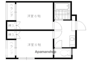 STABLE西賀茂II【302号室】の間取り