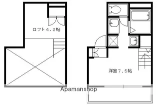 カレラ・デ・エステ【908号室】の間取り