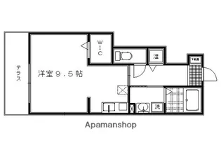 グレースコート中野【103号室】の間取り