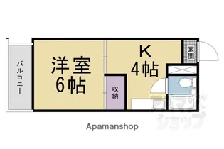 ハイツエリート【4階】の間取り