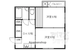 コーポひいらぎ【207号室】の間取り
