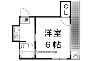 三晃ハイツ【402号室】の間取り