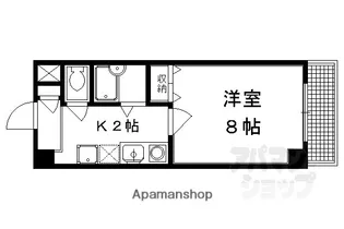 GATO D.M 北山【7階】の間取り