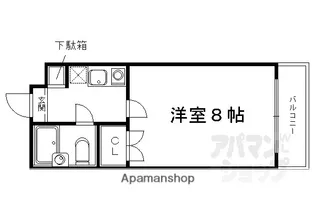 サンダ館【106号室】の間取り