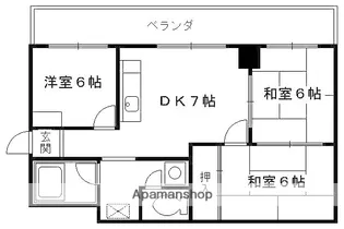 パレット御池【8階】の間取り