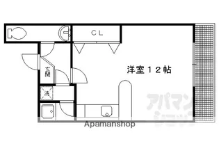 ハイツ北山【201号室】の間取り
