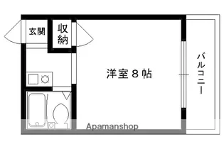 アベニュー上賀茂【3階】の間取り