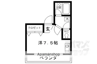 FAIR WIND OIKE【302号室】の間取り