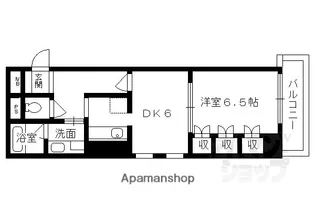 メゾン・トアン【6階】の間取り