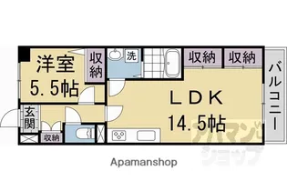 ルミエール沼田【2階】の間取り