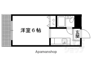北野スタディー【201号室】の間取り