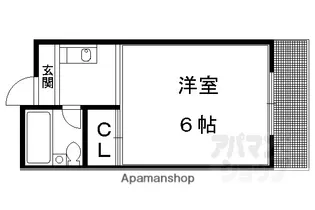 セブンスパークアパートメント【505号室】の間取り