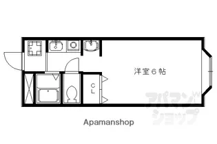 プチフルール【203号室】の間取り