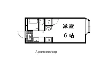 プチフルール【201号室】の間取り