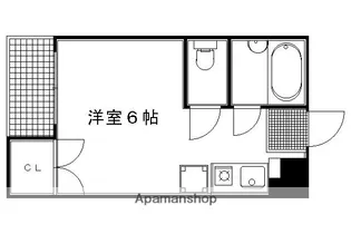 アーバンハイツ上長者町通【403号室】の間取り