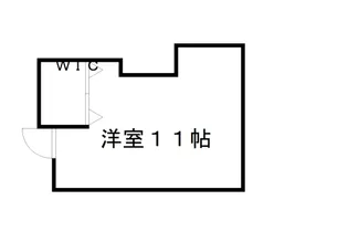 カーサミーア北白川【201号室】の間取り