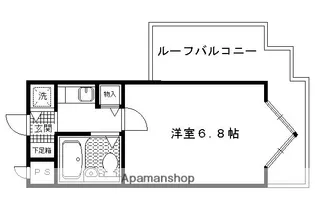 デ・リード御所北【404号室】の間取り