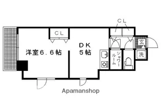 デトム・ワン銀閣寺道【406号室】の間取り