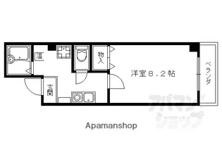 サンパティック参番館【302号室】の間取り