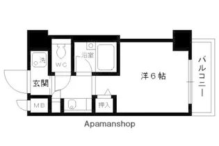 デ・リード金閣寺道【410号室】の間取り