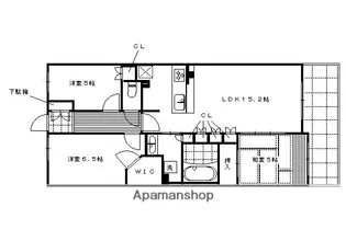 ザ・パークハウス二条城【7階】の間取り