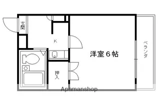 ルビナス竹澤【301号室】の間取り