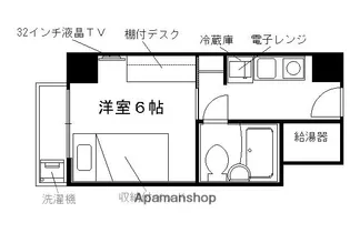 コスモリード京都今出川【6階】の間取り