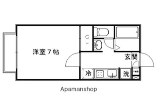 エステートピア藤澤【201号室】の間取り