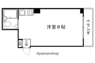 京都府京都市北区衣笠赤阪町【マンション】の間取り