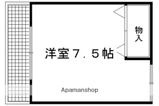 ハイツ京家 新館【213号室】の間取り
