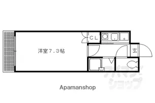 ハイシティ北山【303号室】の間取り