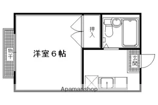 青葉ハイツ【307号室】の間取り